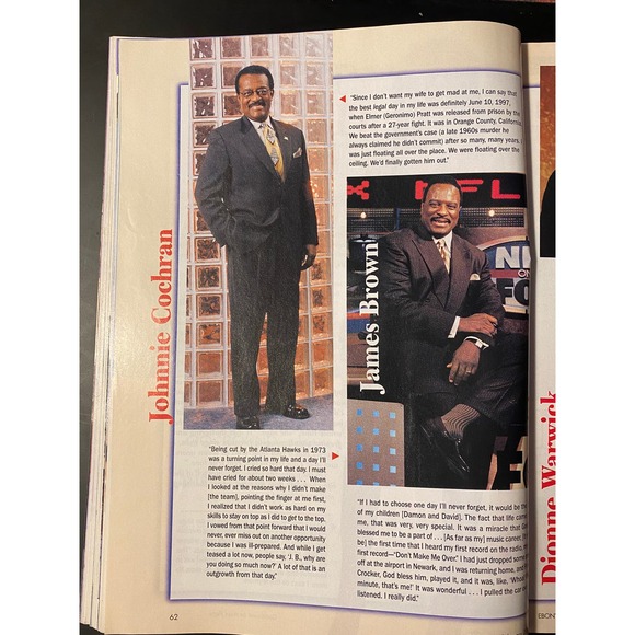 Ebony Magazine, February 2001, Cover Feature Story  "10 Hottest Couples" - Picture 5 of 14